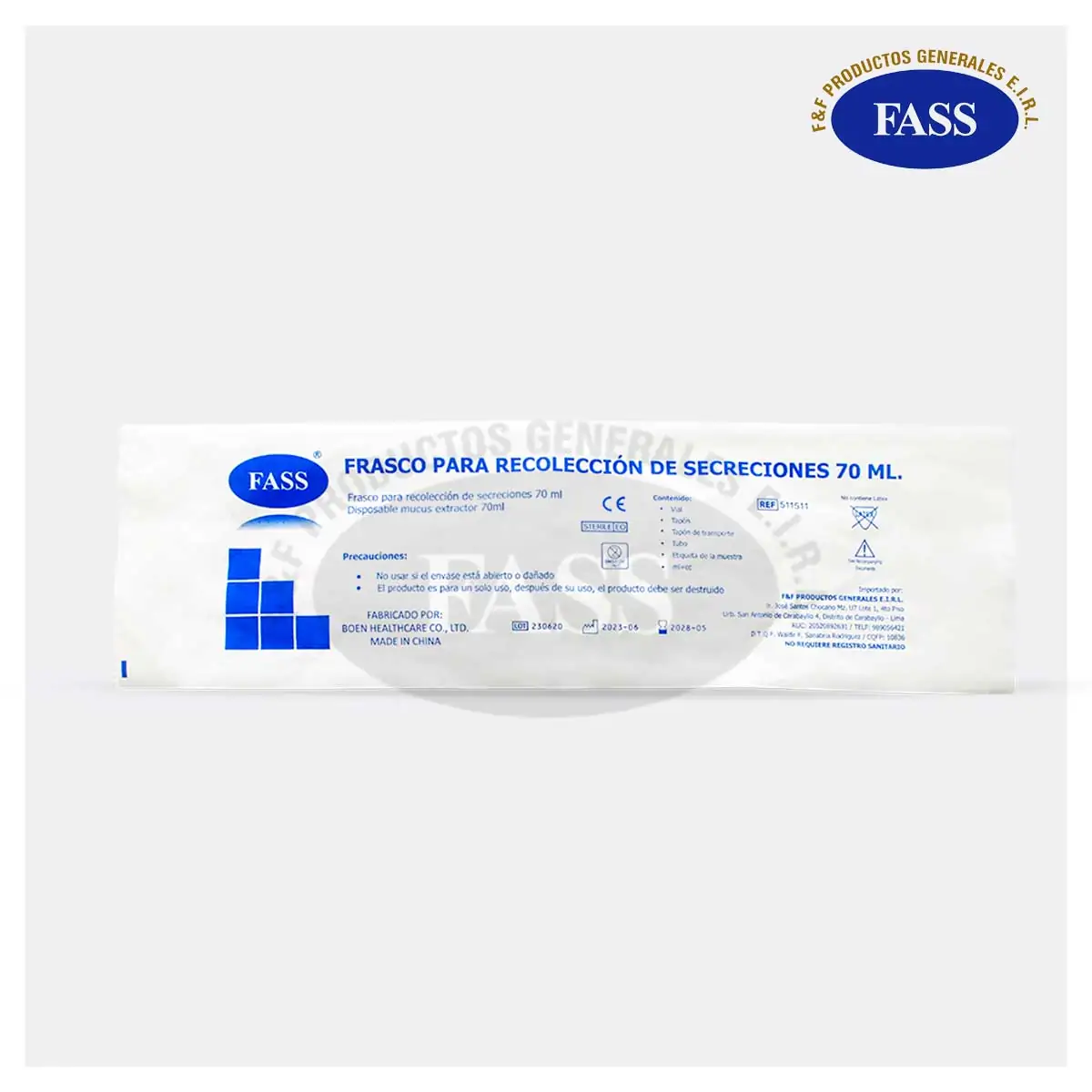 FRASCO PARA ASPIRACION DE SECRECIONES 70 ML