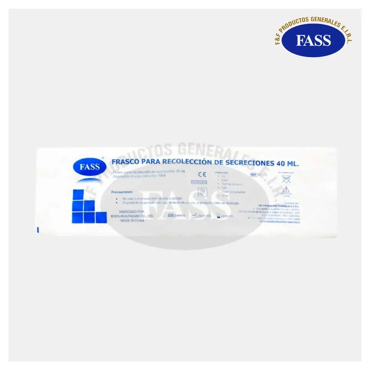 FRASCO PARA RECOLECTOR DE SECRECIONES 40 ML